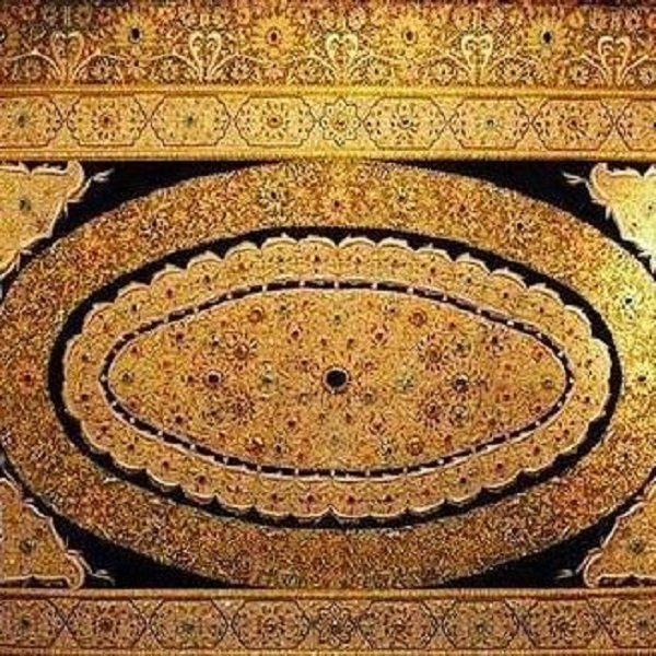 Handmade silk carpet